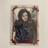 Game of Thrones GoT Iron Anniversary Series 2 Red Base Card 11 Jon Snow / 50