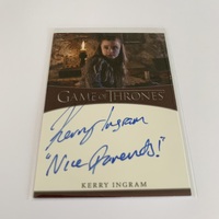 Game of Thrones Iron Anniversary S2 Autograph Kerry Ingram Shireen Baratheon