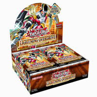 YuGiOh TCG Lightning Overdrive Booster BOX | 24 Packs |  NEW SEALED Konami  