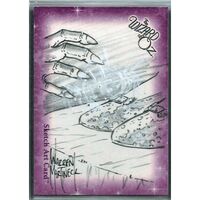 Breygent Wizard of OZ WOZ Series 1 Martineck Pencil Sketch Card Ruby Slippers