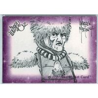 Breygent Wizard of OZ WOZ Series 1 Martineck Pencil Sketch Card Soldier