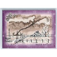 Breygent The Wizard of OZ WOZ Series 1 Sepia Martineck Sketch Card Kansas Farm