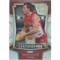 AFL 2016 Select Certified 460 card C186 Harry Cunningham Sydney Swans #173