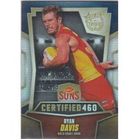 AFL 2016 Select Certified 460 card C92 Ryan Davis GC Suns #014