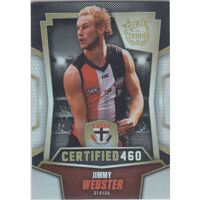 AFL 2016 Select Certified 460 card C184 Jimmy Webster St Kilda #026