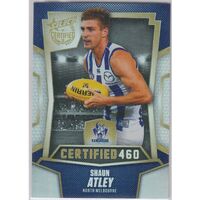 AFL 2016 Select Certified 460 card C138 Shaun Atley Kangaroos 274