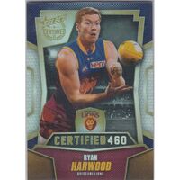 AFL 2016 Select Certified 460 card C23 Ryan Harwood Brisbane Lions #334