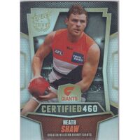 AFL 2016 Select Certified 460 card C110 Heath Shaw Giants #239