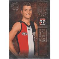 2016 AFL Select CERTIFIED ROOKIE Card Brandon White RC40 082/240 St Kilda
