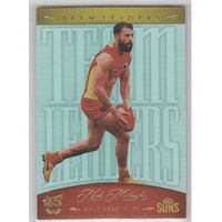 2016 AFL Select Certified Team Leaders Card Nick Malceski TL47 Gold Coast #024
