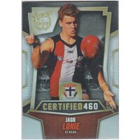 AFL 2016 Select Certified 460 card C180 Jack Lonie St Kilda #426