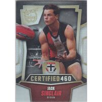 AFL 2016 Select Certified 460 card C183 Jack Sinclair St Kilda #307