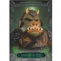 2016 Topps Star Wars Masterwork Alien Identification Guide AI-7 Jabbas Guard