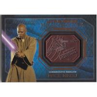Topps Star Wars Masterwork Bronze Medallion Mace Windu Battle of GEONOSIS