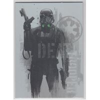 2016 Star Wars Rogue One Mission Briefing Character Foil Card #9 Death Trooper
