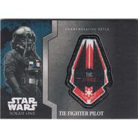 2016 Topps Star Wars Rogue One Mission Briefing Patch Card 6 /13 Tie Fighter 