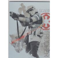 2016 Star Wars Rogue One Mission Briefing Character Foil Card #7 Scarif Trooper