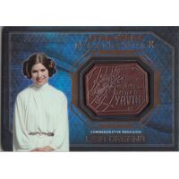 Topps Star Wars Masterwork Bronze Medallion Leia Organa Battle of Yavin