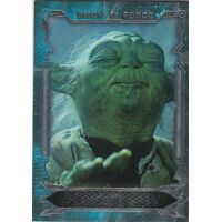 2016 Topps Star Wars Masterwork Show of Force Foil SF-4 YODA