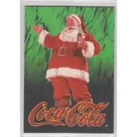 Coca Cola Super Premium Embossed Santa Single Card #5