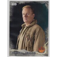 2016 Star Wars Rogue One series 1 General Draven #10 Grey parallel card 24/100