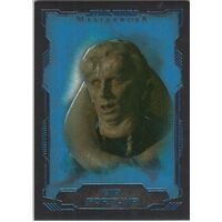 2016 Topps Star Wars Masterwork Blue Base Card #16 BIB Fortuna Parallel 