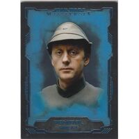 2016 Topps Star Wars Masterwork Blue Base Card #15 Admiral Piett Parallel 