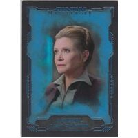 2016 Topps Star Wars Masterwork Blue Base Short Print SP #65 General Leia Organa