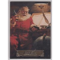 Coca Cola Coke Collect A Card Series 1 Santa S5 Gold Foil Stamp (single card)