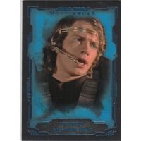 2016 Topps Star Wars Masterwork Blue Base Card #25 Anakin Skywalker Parallel 