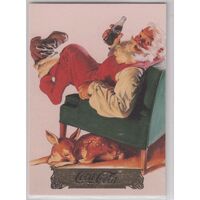 Coca Cola Coke Collect A Card Series 1 Santa S7 Gold Foil Stamp (single card)