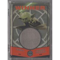 2015 Star Wars Chrome Perspectives Silver Medallion Yoda Vs Dooku 088/ 150