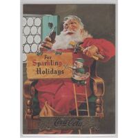 Coca Cola Coke Collect A Card Series 1 Santa S6 Gold Foil Stamp (single card)