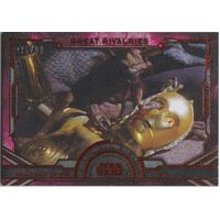 Topps Star Wars Masterwork Great Rivalries GR-10 C-3PO Salacious Crumb 75 /99