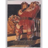 Coca Cola Coke Collect A Card Series 2 Santa S19 Foil Stamp (single card)