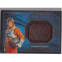 Topps Star Wars Masterwork Bronze Medallion Luke Skywalker Battle of HOTH