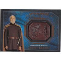Topps Star Wars Masterwork Bronze Medallion Count Dooku Battle of Coruscant