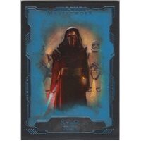 2016 Topps Star Wars Masterwork Blue Base Card #41 Kyloe Ren Parallel 