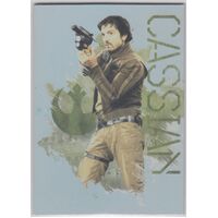 2016 Star Wars Rogue One Mission Briefing Character Foil Card #5 Cassian