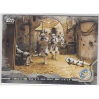 2016 Star Wars Rogue One series 1 Streets of Jedha #33 Grey parallel card 85/100