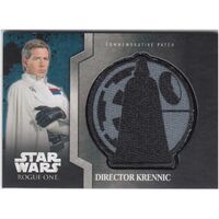 2016 Topps Star Wars Rogue One Mission Briefing Patch Card 5 /13 Krennic Death 