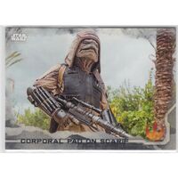 2016 Star Wars Rogue One series 1 Pao on Scarif #34 Grey parallel card 32/100