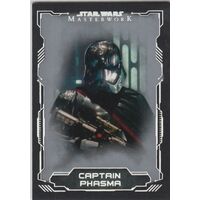 2016 Topps Star Wars Masterwork Base Card Captain Phasma #44 Number 17 /99