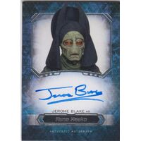 2016 Topps Star Wars Masterwork Jerome Blake as Rune Haako Autograph