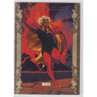 Marvel Masterpieces Gold Border Foil Trading Card Adam Warlock 3