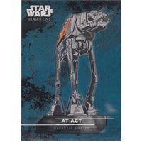 2016 Topps Star Wars Rogue One Mission Briefing Sticker Card AT-ACT #10 of 18