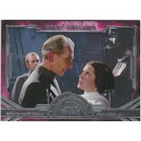 Topps Star Wars Masterwork Great Rivalries GR-7 Grand Moff Tarkin v Princes Leia