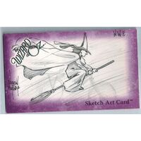 Breygent Wizard of OZ WOZ 3 x 5 Martineck Pencil Sketch Card WWE W.W.E.