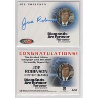 James Bond Dangerous Liaisons - A61 Joe Robinson as Peter Franks Autograph