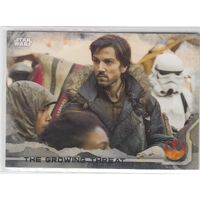 2016 Star Wars Rogue One series 1 Growing Threat #47 Grey parallel card 58/100